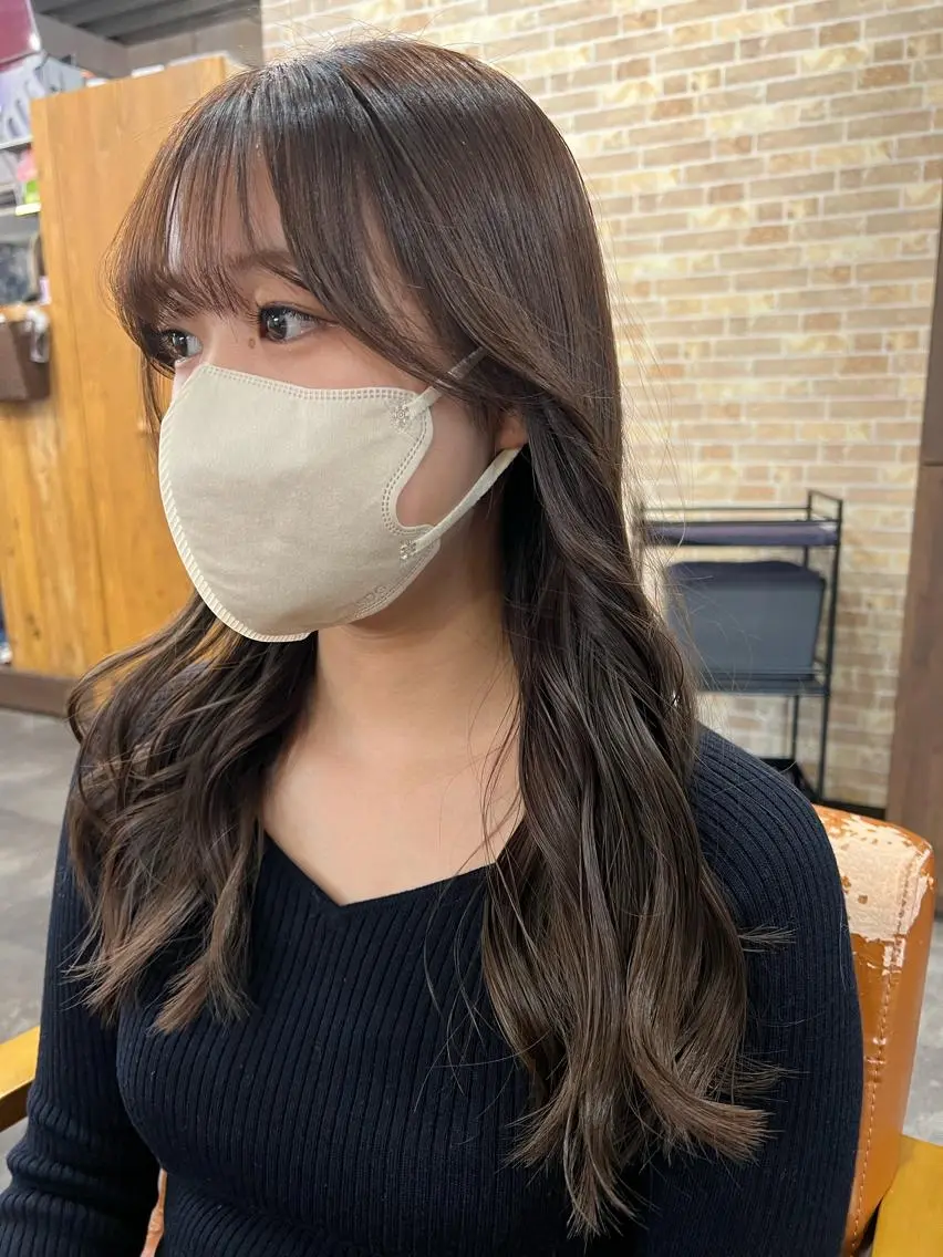 セミロング カラー カット ヘアカラー トリートメント 上質髪🪐 AIRI🪷‧₊˚のヘアスタイル