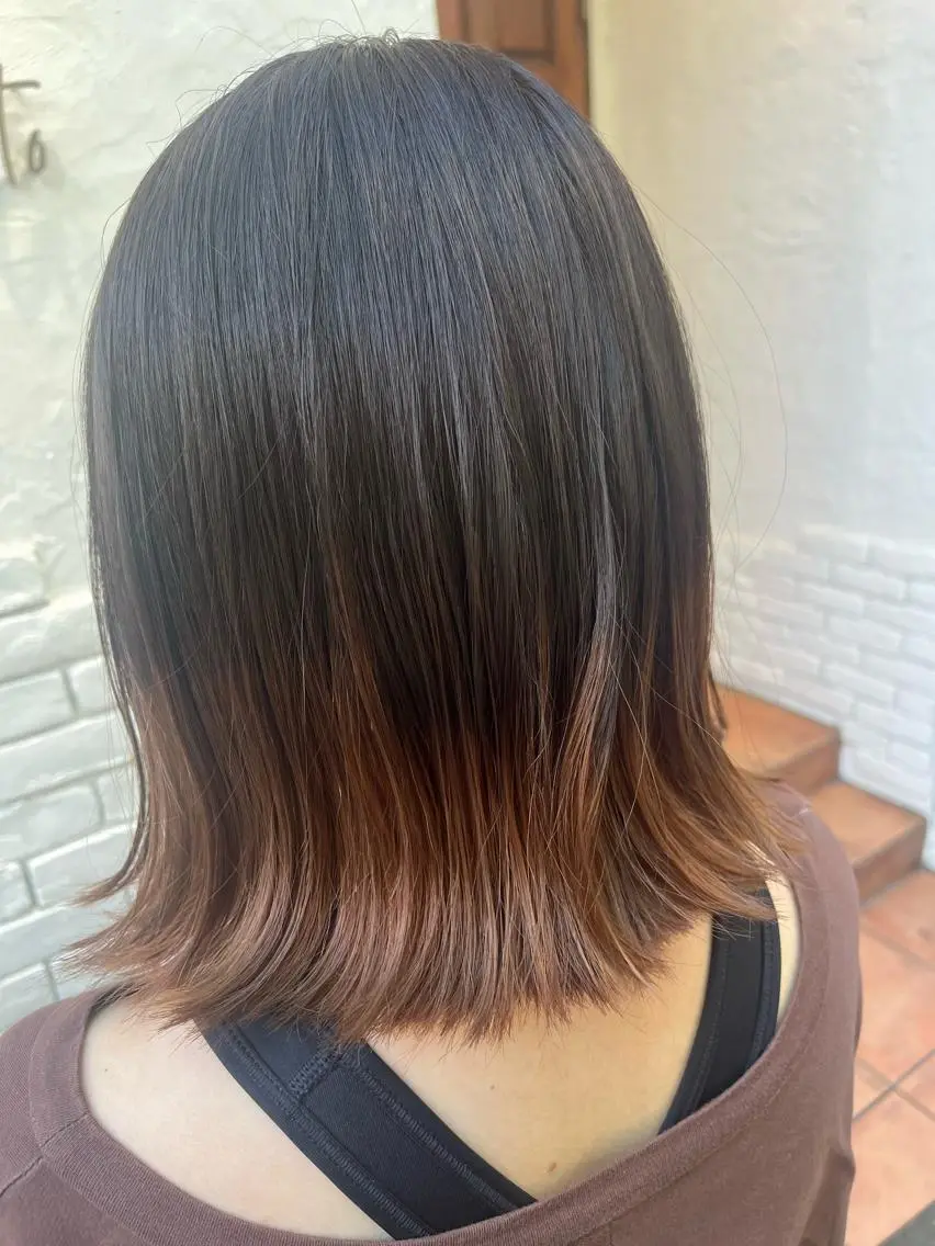 ミディアム カラー グラデーションカラー ヘアカラー 🌈透明感カラー🌈 🌟吉田祐介🌟のヘアスタイル