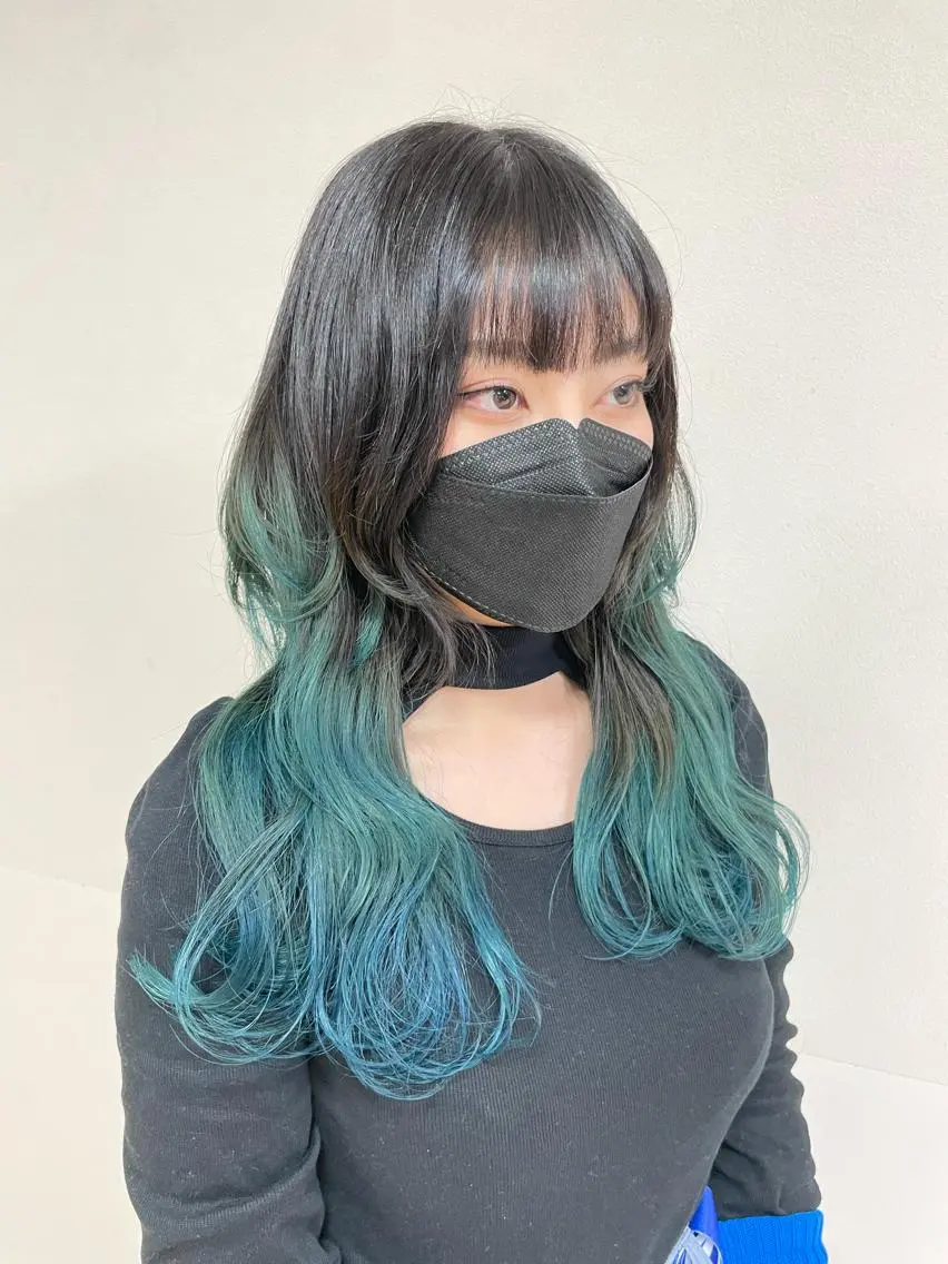 ロング カラー ヘアアレンジ グラデーションカラー ヘアカラー トリートメント 【Sweep】おじま のぞみのヘアスタイル