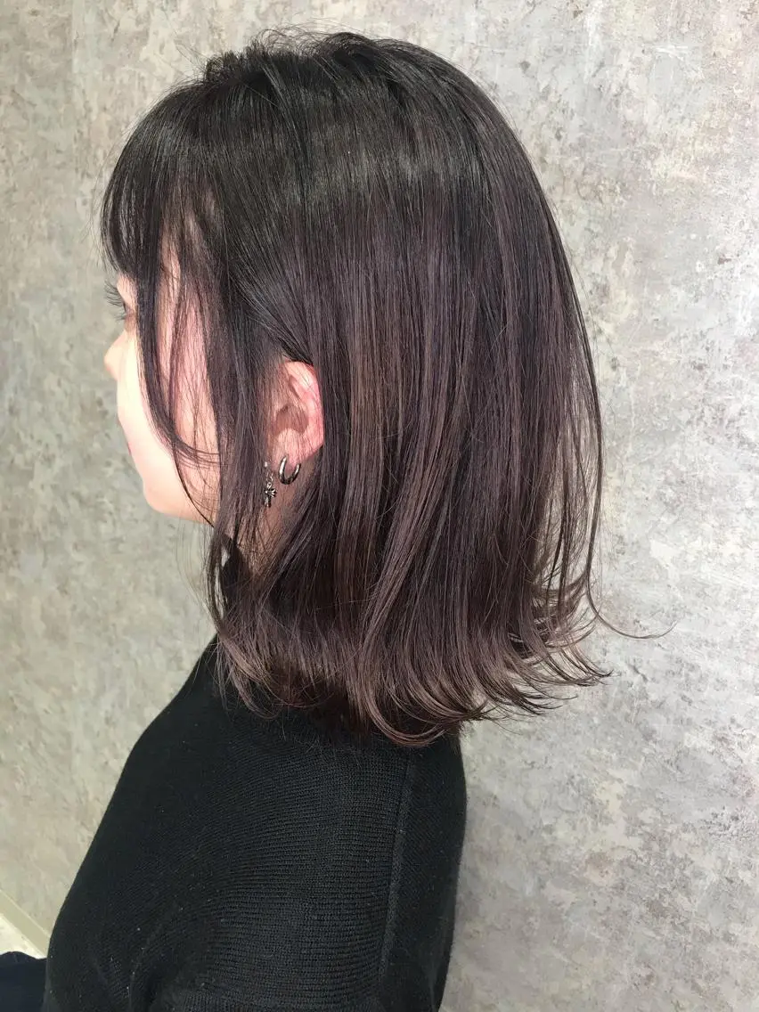 ミディアム カラー uru" すずきさゆりのヘアスタイル