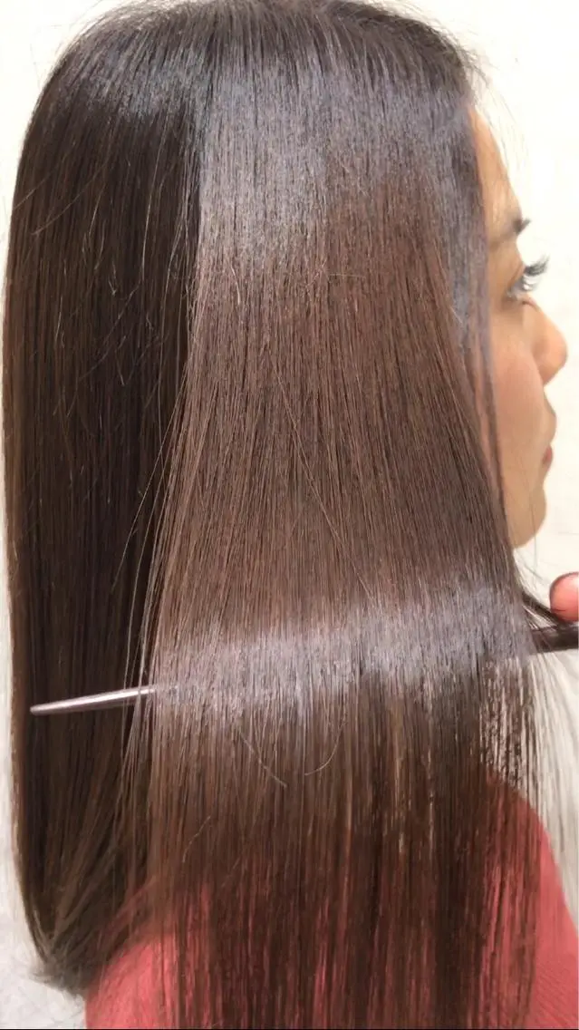 セミロング ✨髪質改善　美髪✨ 縮毛　井上 大誠のヘアスタイル