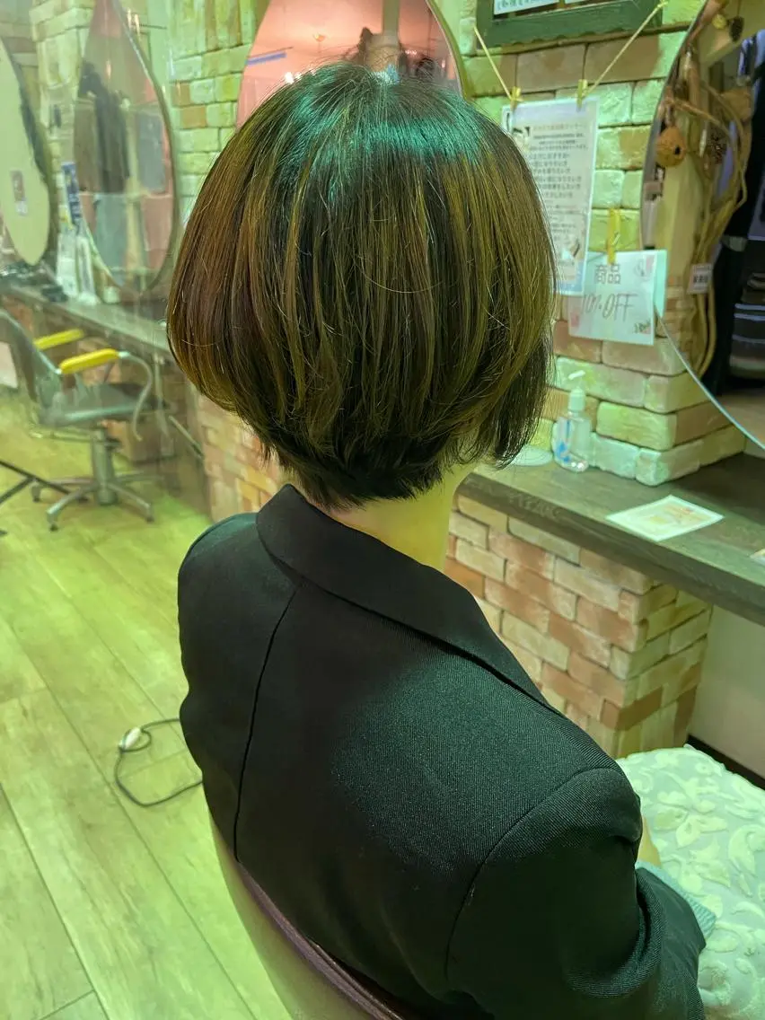 ショート hair make echo滿木あい花のヘアスタイル