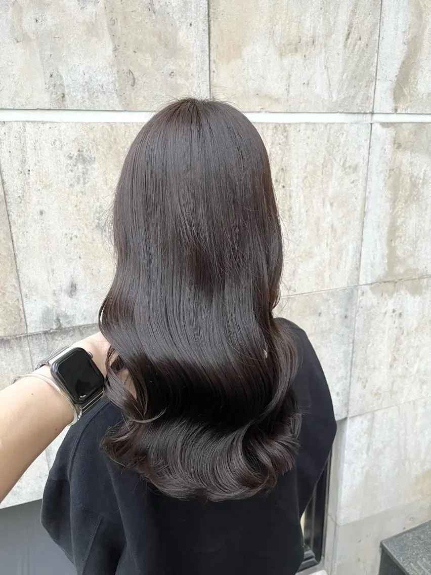 ロング カラー ブリーチ ダブルカラー ハイライトカラー ブリーチなしカラー ハイライト カット ヘアカラー トリートメント ブリーチなし✨艶髪 カラー𓃲YAGIのヘアスタイル