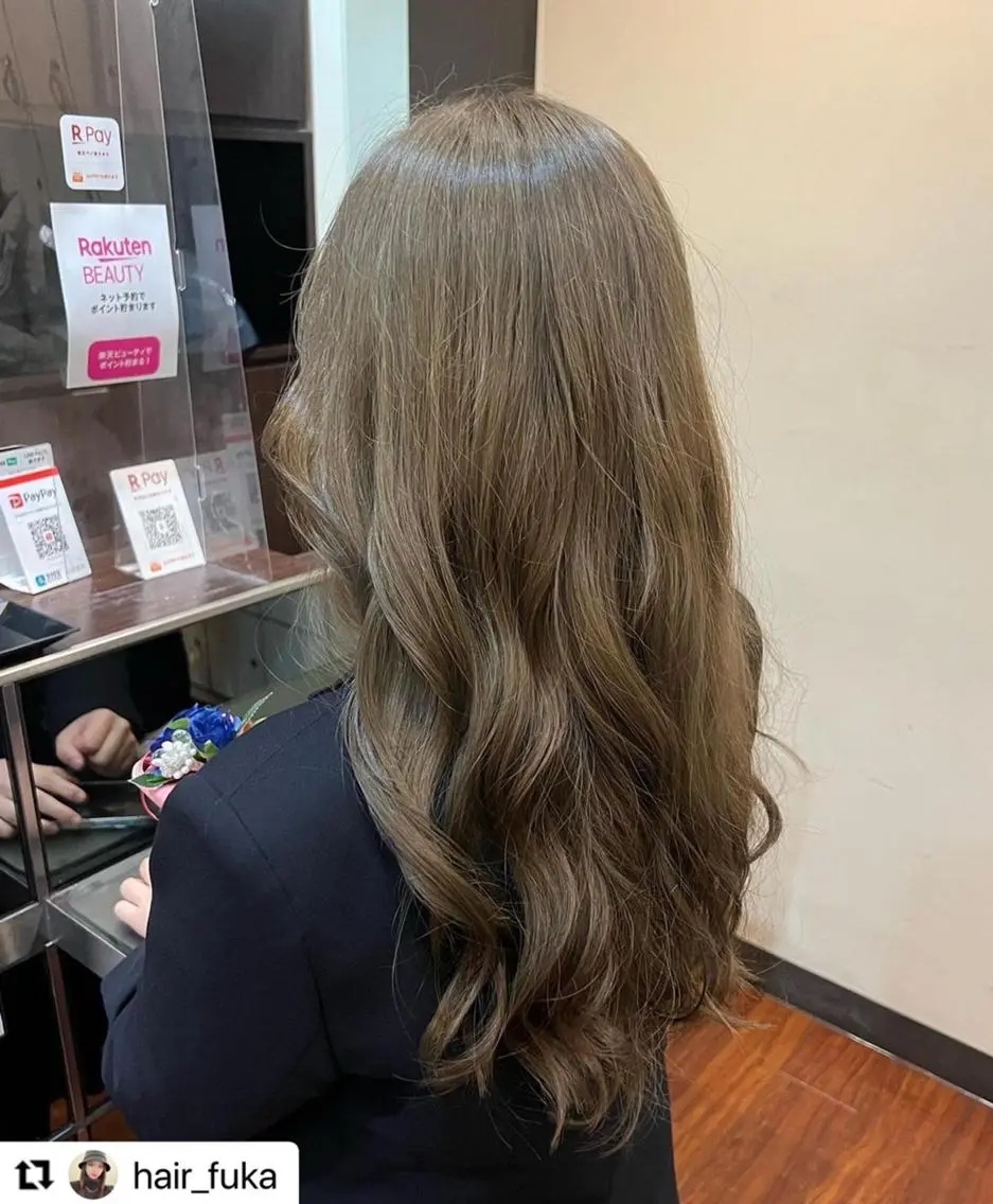 ミディアム カラー メンズ ベージュカラー ダブルカラー オリーブベージュ オリーブカラー 🩷Eny terrace🩷のヘアスタイル