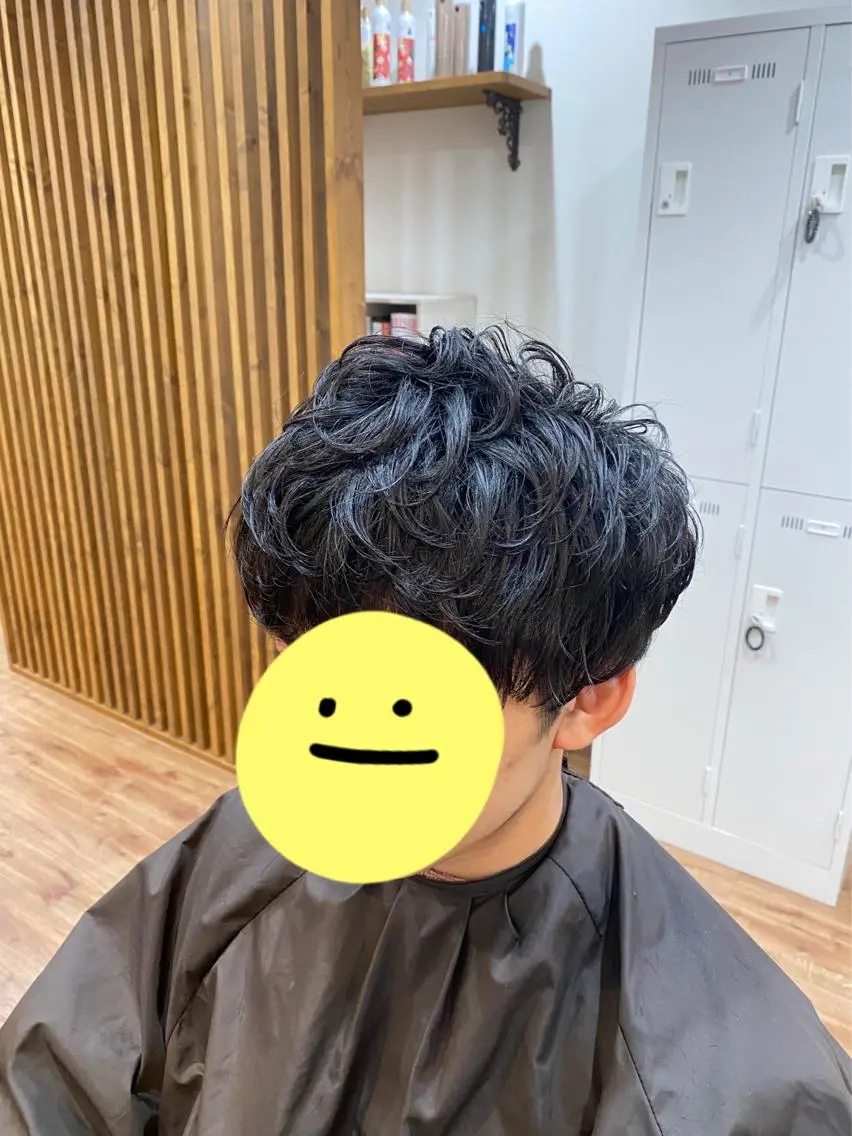 ショート パーマ メンズ 髪質改善&縮毛矯正 カット/soyaのヘアスタイル