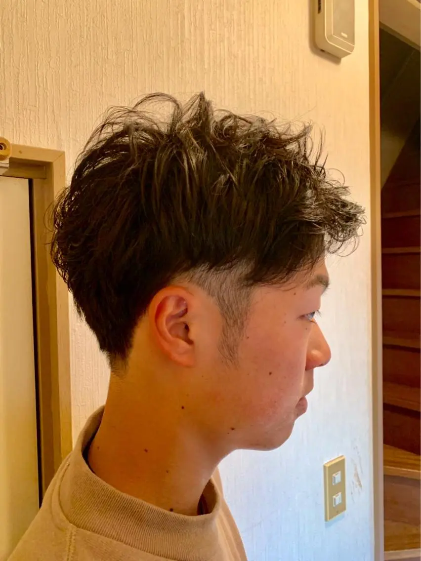 ショート パーマ メンズ メンズパーマ コンドウ サラのヘアスタイル
