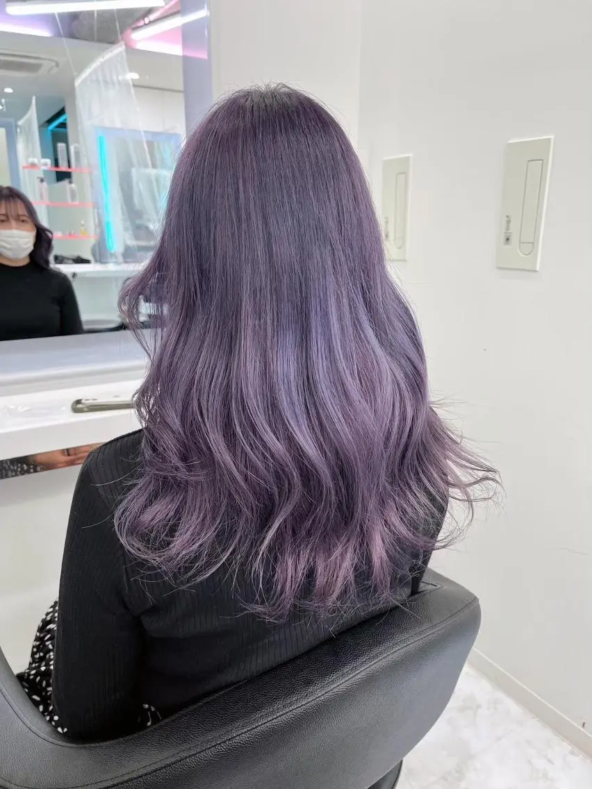 カラー ❤︎横浜❤︎うる艶 透明感カラー❤︎のヘアスタイル