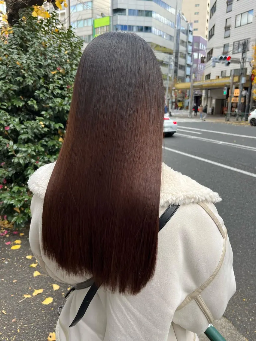 セミロング ヘアカラー トリートメント 【髪質改善特化･ 福田航洋】のヘアスタイル