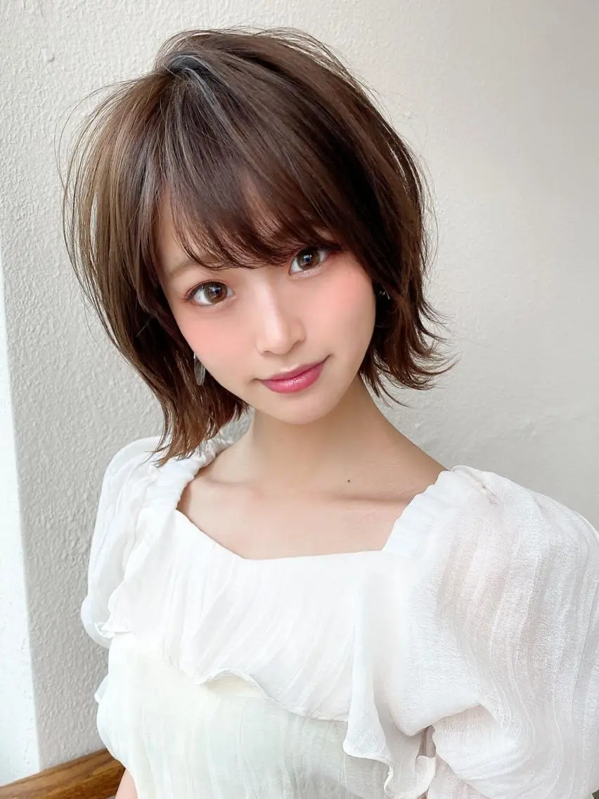 ショート カット ヘアカラー トリートメント 井上晃輔/ショート /ボブ/ミディアムのヘアスタイル