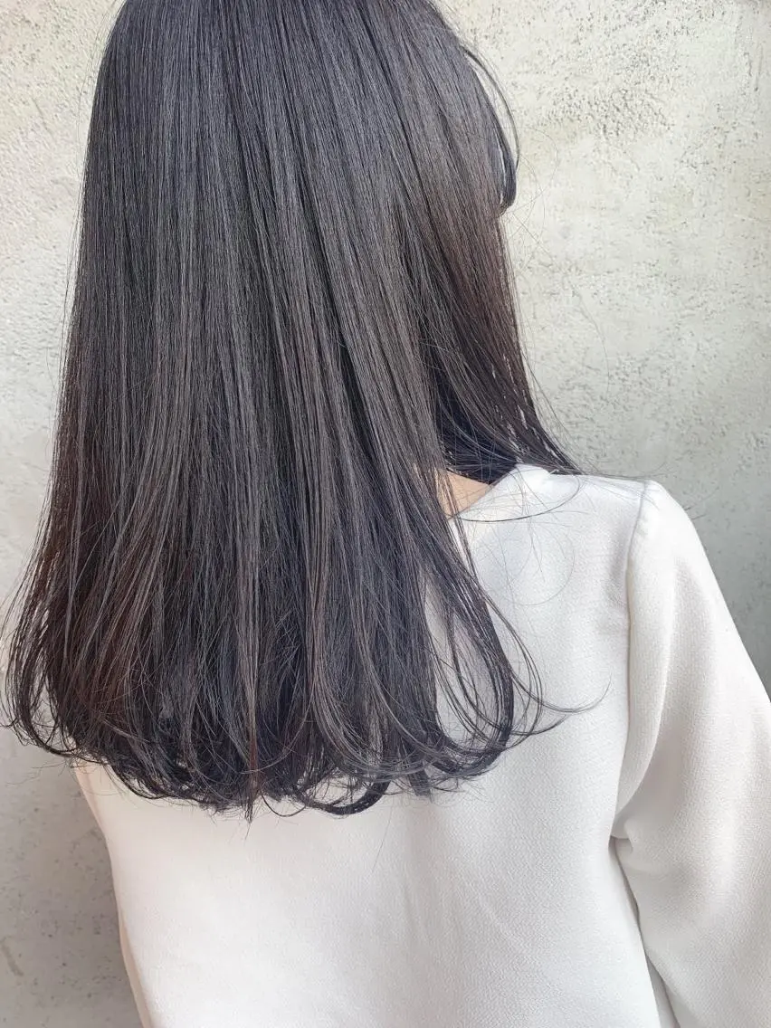 セミロング カラー 透明感カラー カワシマ セイカのヘアスタイル