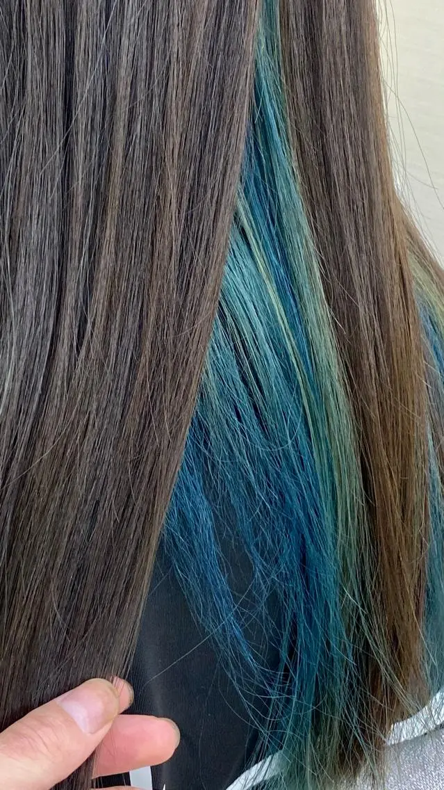 ロング カラー INCE HAIR 竹牟礼翔のヘアスタイル