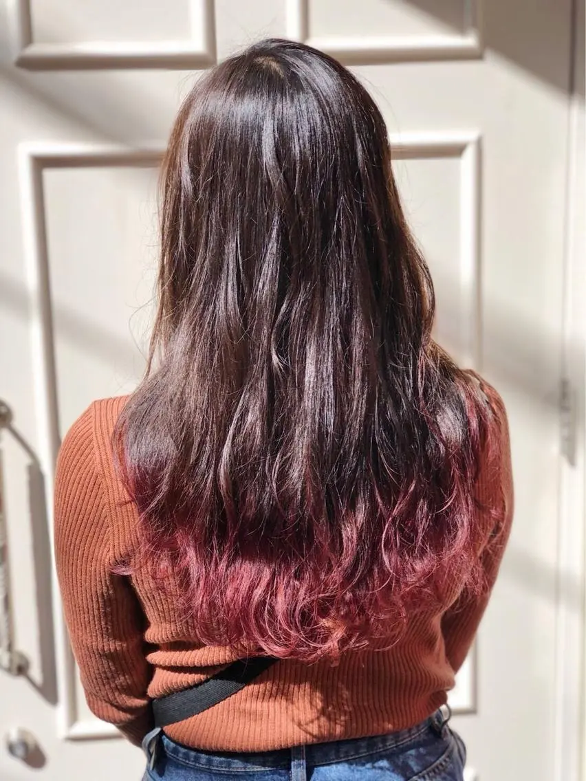 セミロング カラー ピンクカラー 🫟Blanco🫟 Color&Careのヘアスタイル