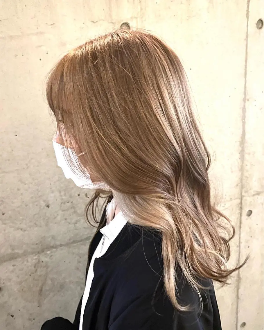 ロング カット 縮毛矯正 トリートメント ‎🤍髪質改善‎🤍 レイヤーカット‎🤍のヘアスタイル