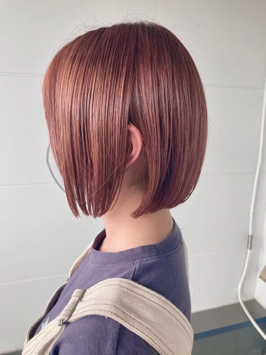 ショート 切りっぱなしボブ ボブ タカツド ユウキのヘアスタイル