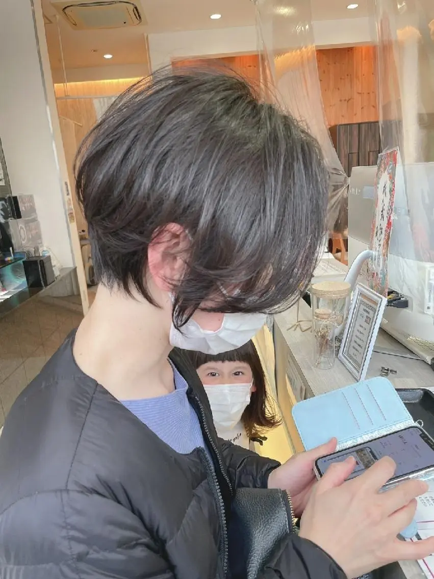 ショート カラー ショートヘア 髪質改善:クロスパー マ特化型⭐中西雄大✂のヘアスタイル