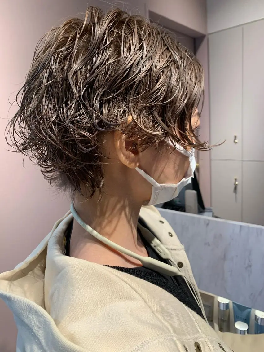 パーマ 【モニター募集】 三宅航平のヘアスタイル