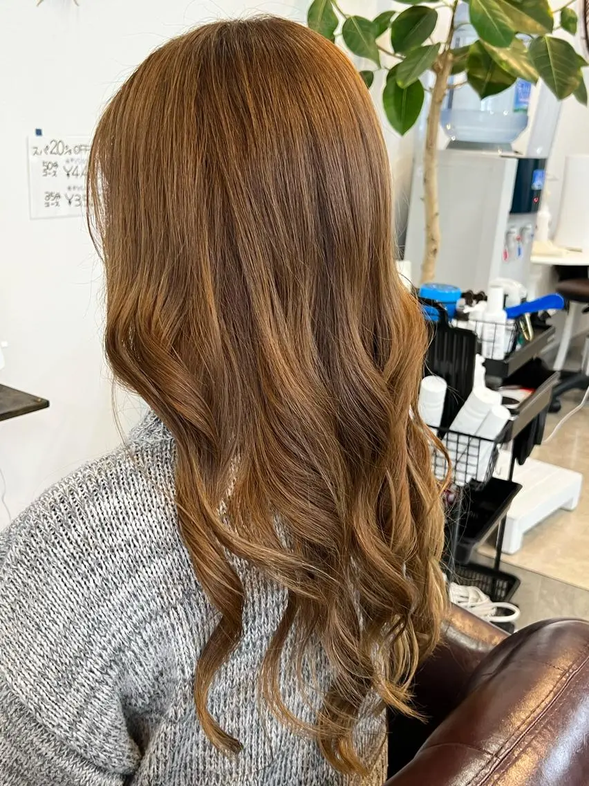 ロング 後藤 みなものヘアスタイル