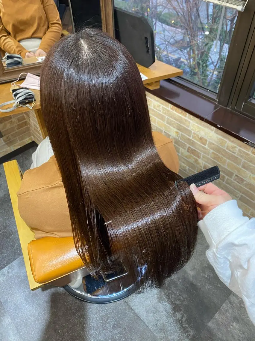 ロング 美髪ヘア 🤍erikaのヘアスタイル