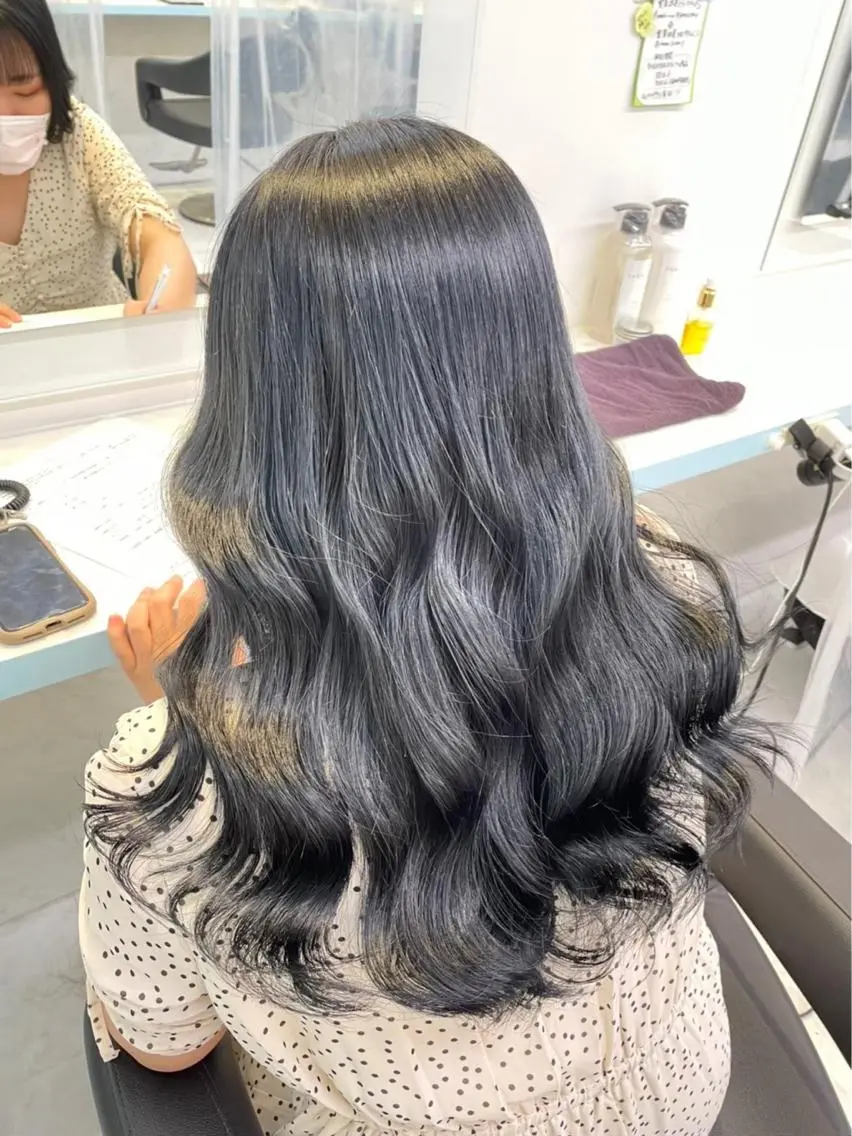 ロング カラー 乾かすだけで美髪✨ 髪質改善専門/鈴木遼のヘアスタイル