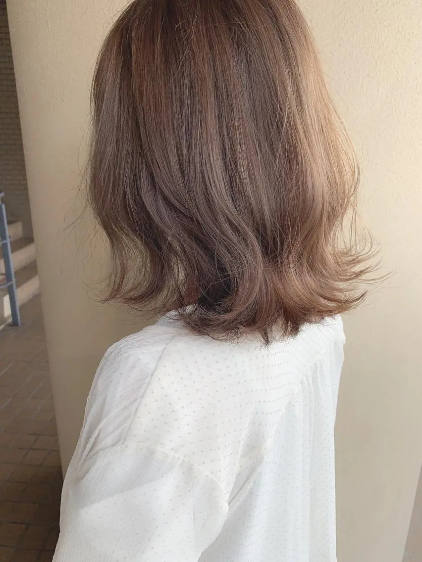 カラー 本町/新町/心斎橋 透明感カラーSANCのヘアスタイル