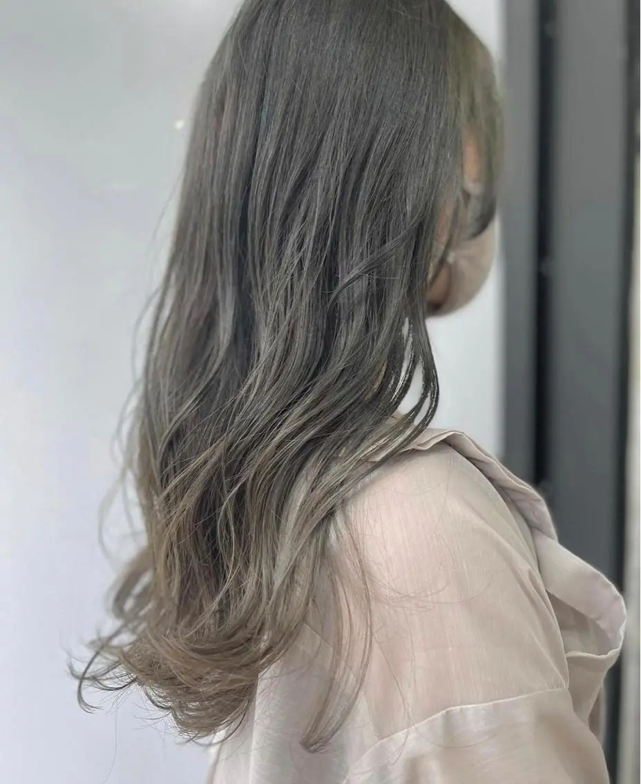 セミロング カット ヘアカラー トリートメント Pia/KIRIA /福岡美容室のヘアスタイル