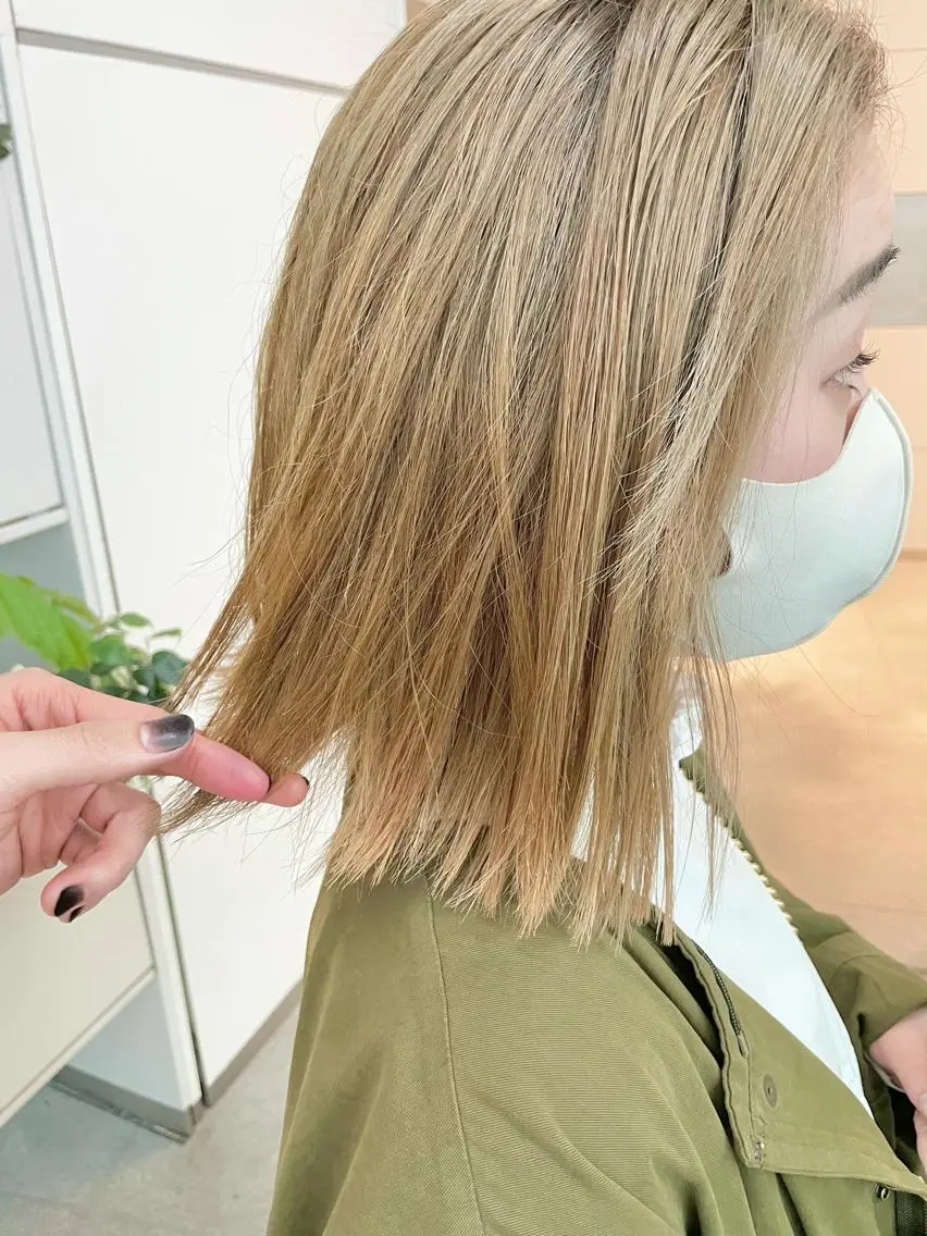 ショート ヘアカラー トリートメント 東北No.1完全個室 💐梶谷社長のヘアスタイル