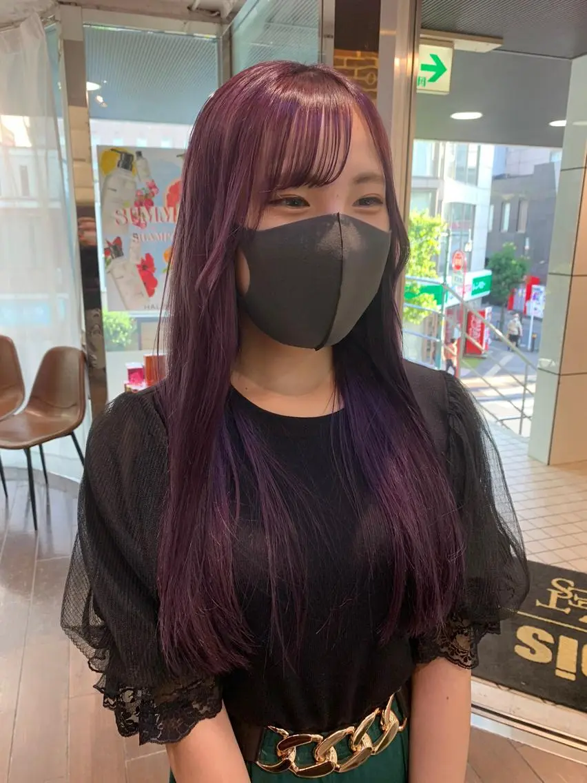 カラー ブリーチ ケアブリーチ ダブルカラー イヤリングカラー イルミナカラー キムラリホ/ 国立美容室の眉毛・アイブロウイメージ