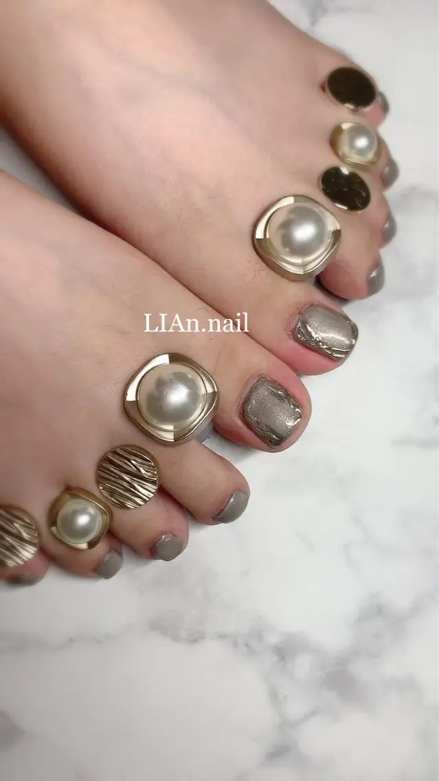 ネイル マグネットネイル Lian nailのネイルデザイン