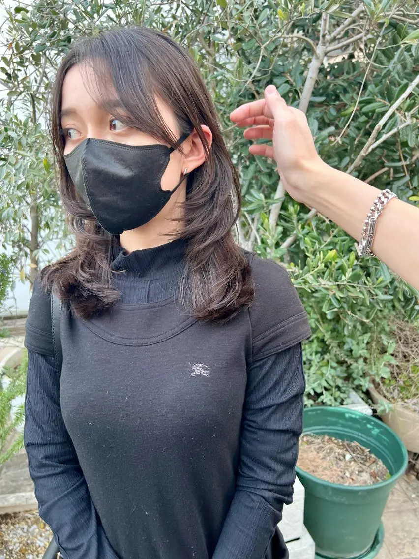 ミディアム レイヤーカット sakoda shunkiのヘアスタイル