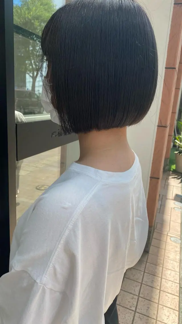 ショート カット トリートメント RURI韓国ボブ 🇰🇷タッセルボブのヘアスタイル