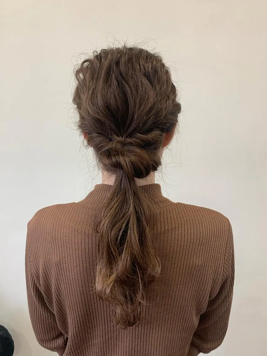 ヘアアレンジ おせ ちさとのヘアスタイル