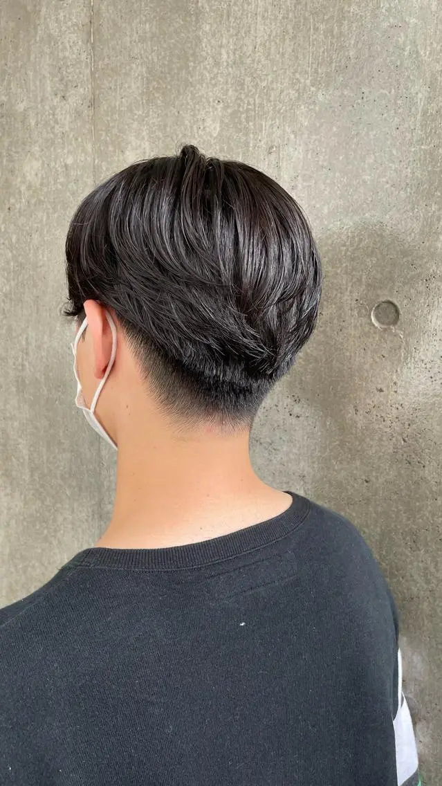 パーマ メンズ もりたみかこ 美容師お休み中のヘアスタイル
