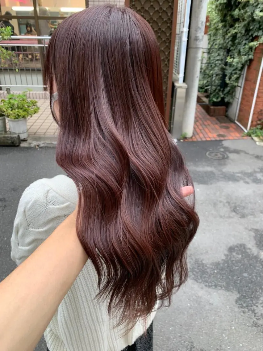 ロング カラー ヘアカラー トリートメント ヘッドスパ 韓国系レイヤー特化 hiroのヘアスタイル