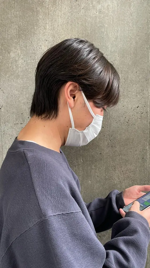 パーマ メンズ もりたみかこ 美容師お休み中のヘアスタイル