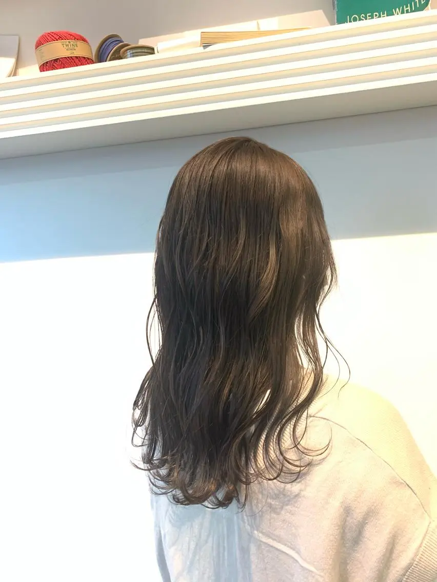 セミロング カット ヘアカラー トリートメント ヘッドスパ ヘアセット 大宮/山口 竣也のヘアスタイル