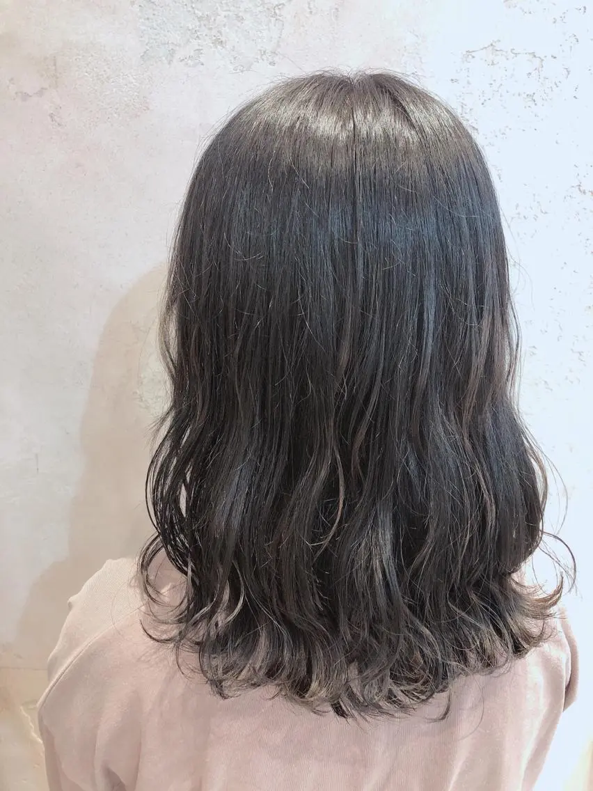 ミディアム カット ヘアカラー トリートメント 代表山口ひな 髪質改善のプロのヘアスタイル