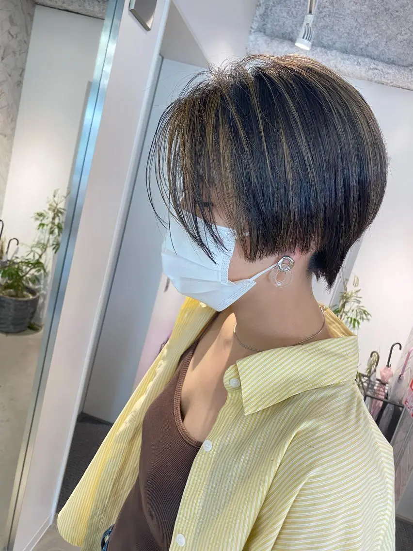 ショート ヘアカラー トリートメント 【代表】 辻龍樹のヘアスタイル