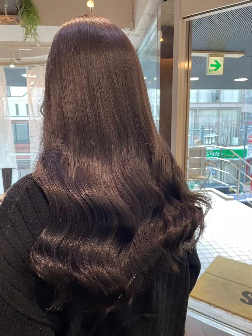 カラー ブリーチ ケアブリーチ ダブルカラー イヤリングカラー グレージュ ヘアカラー トリートメント カットパーマ 🌀あさみのヘアスタイル