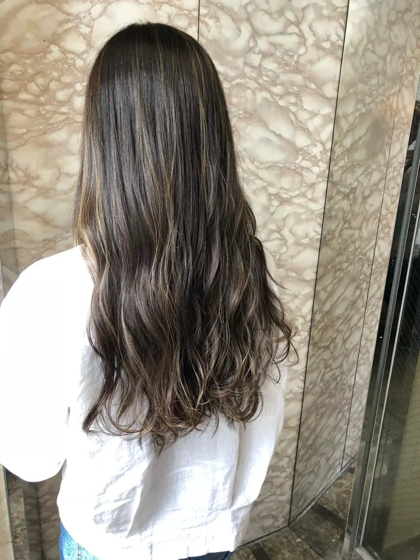 ロング カラー ヘアアレンジ ミニボブ/ブリーチ 🌈MISATOのヘアスタイル