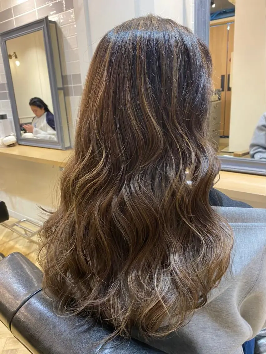 ロング カラー カット ヘアカラー 美髪✨髪質改善特化 🦩対馬🦩のヘアスタイル