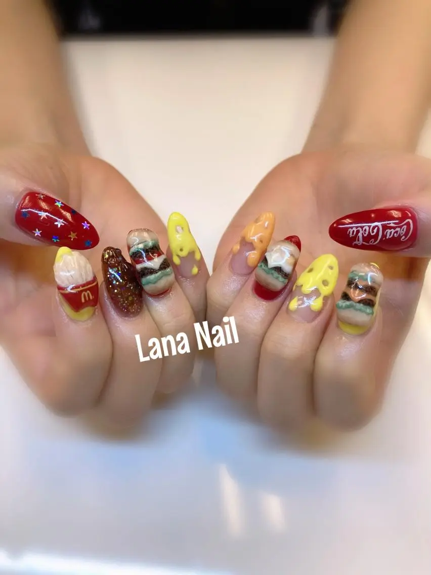 ネイル アートネイル スカルプネイル Lana Nailのネイルデザイン