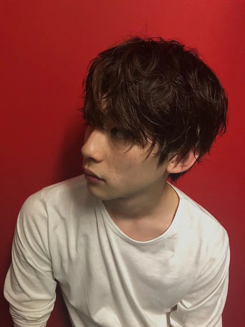 カラー メンズ yuuna/ ハッシュカット🎀のヘアスタイル
