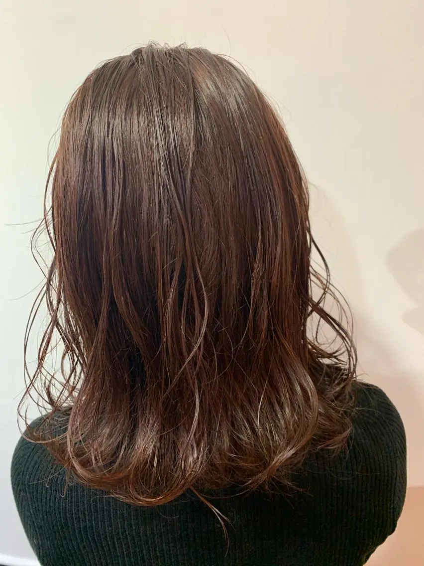 ミディアム カット ヘアカラー トリートメント ヘッドスパ ヘアセット 大宮/山口 竣也のヘアスタイル