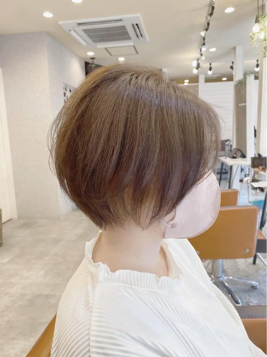 ショート カラー メンズ キッズ 古林 紘のヘアスタイル