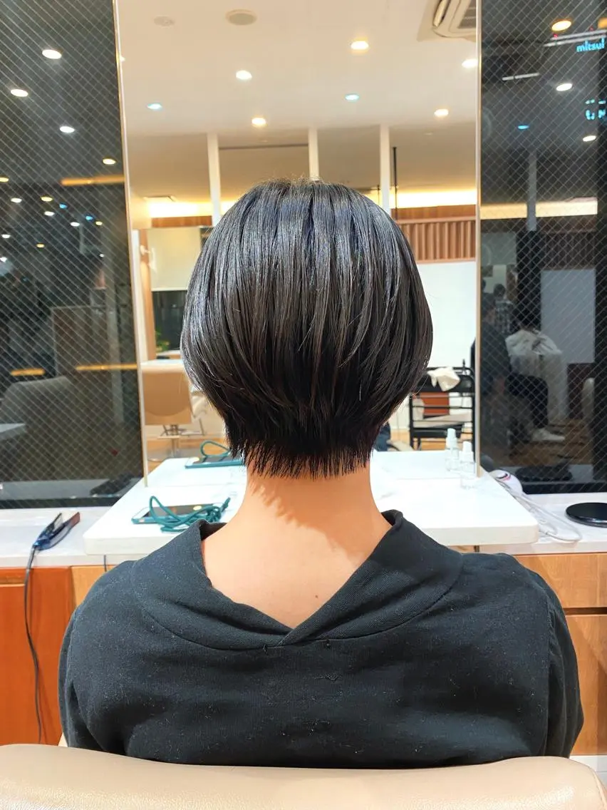 ショート カラー パーマ 🍃服部 雅哉🍃銀座◎のヘアスタイル