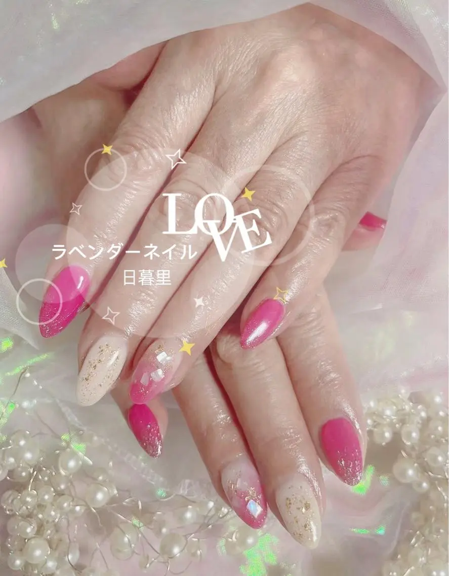 ネイル ラベンダー💖日暮里 ルル💖ネイルのネイルデザイン