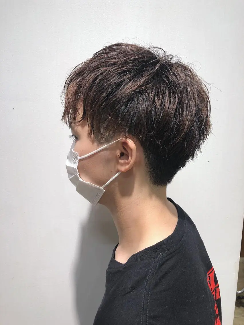 メンズ マッシュ こだわりカラー🕊️ 坪井美南🌼のマツエク・マツパデザイン