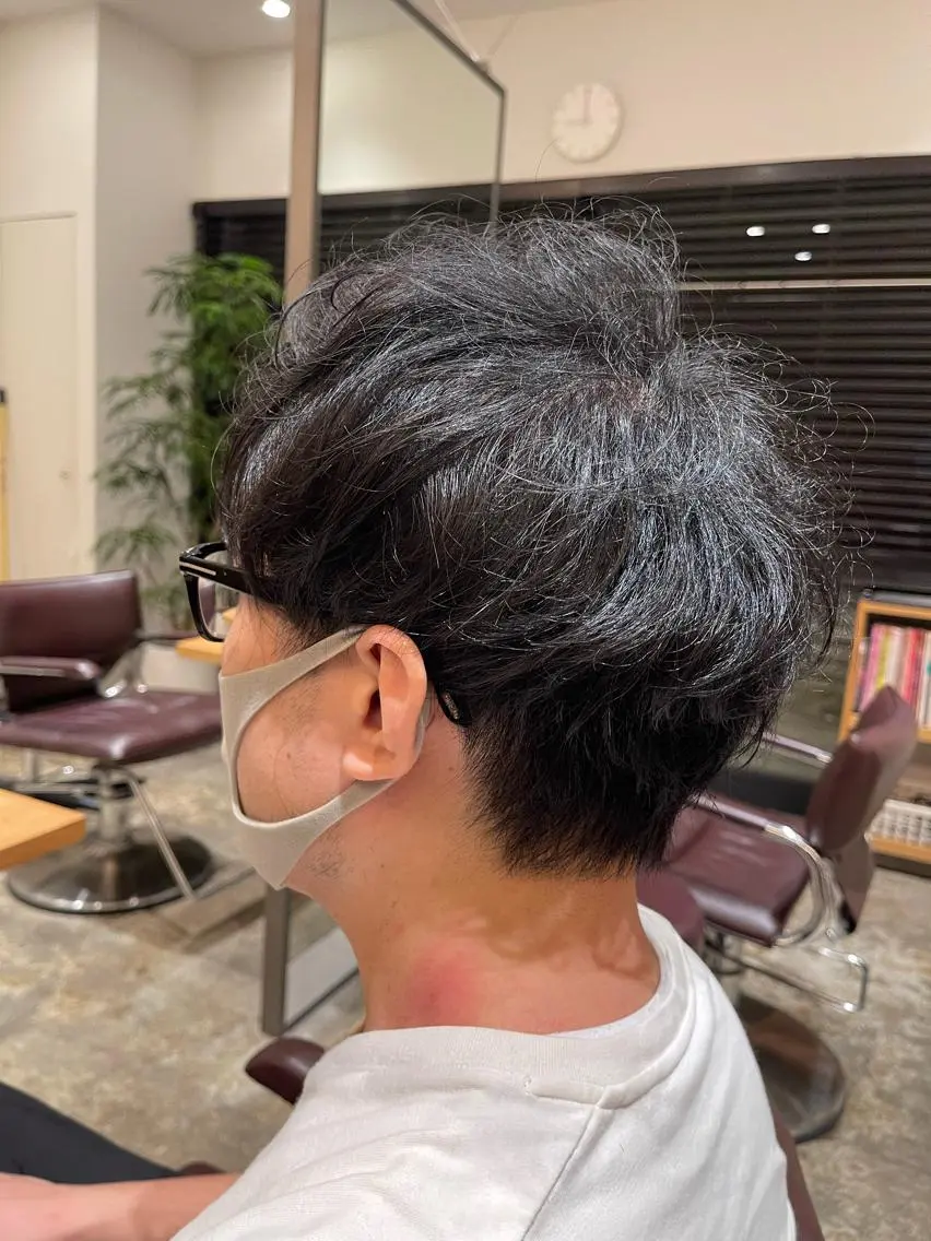 メンズ 林下 優花のヘアスタイル