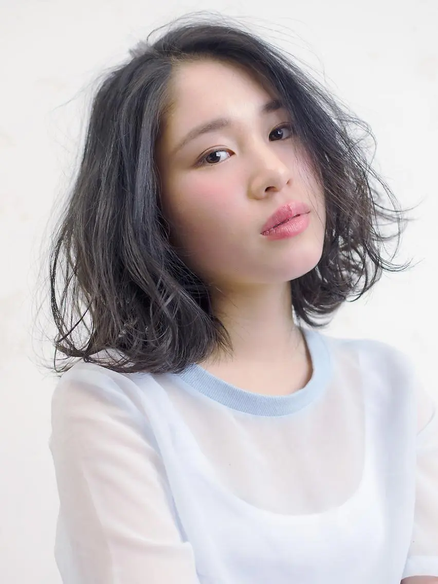 ミディアム カット 髪質改善✨透明感 Kaoriのヘアスタイル