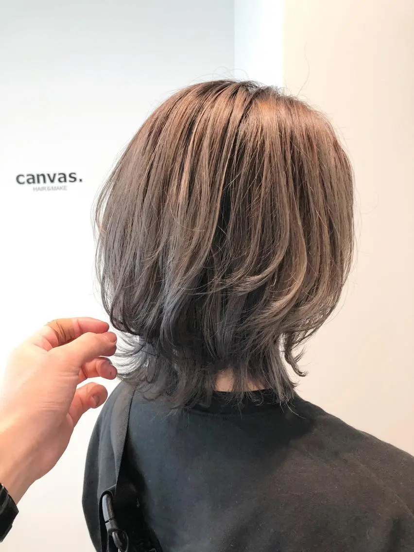 ショート カラー バレイヤージュ レイヤーカット カット ヘアカラー ✨上品可愛い 垢抜けヘア/後藤✨のヘアスタイル